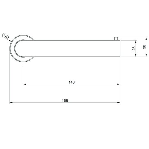 Immagine di Gessi EMPORIO ACCESSORI porta rotolo a parete orizzontale o verticale, finitura cromo 38849#031
