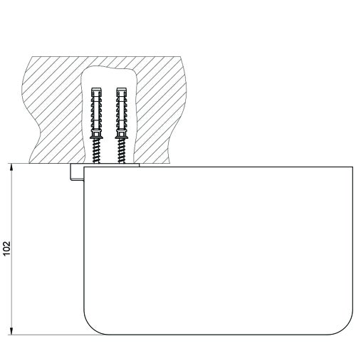 Immagine di Gessi EMPORIO ACCESSORI porta rotolo a parete con coperchio, finitura cromo 38855#031
