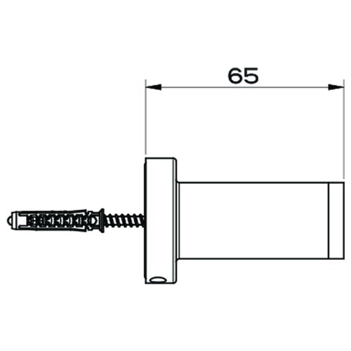 Immagine di Gessi EMPORIO ACCESSORI porta salvietta L.45 cm, finitura cromo 38900#031