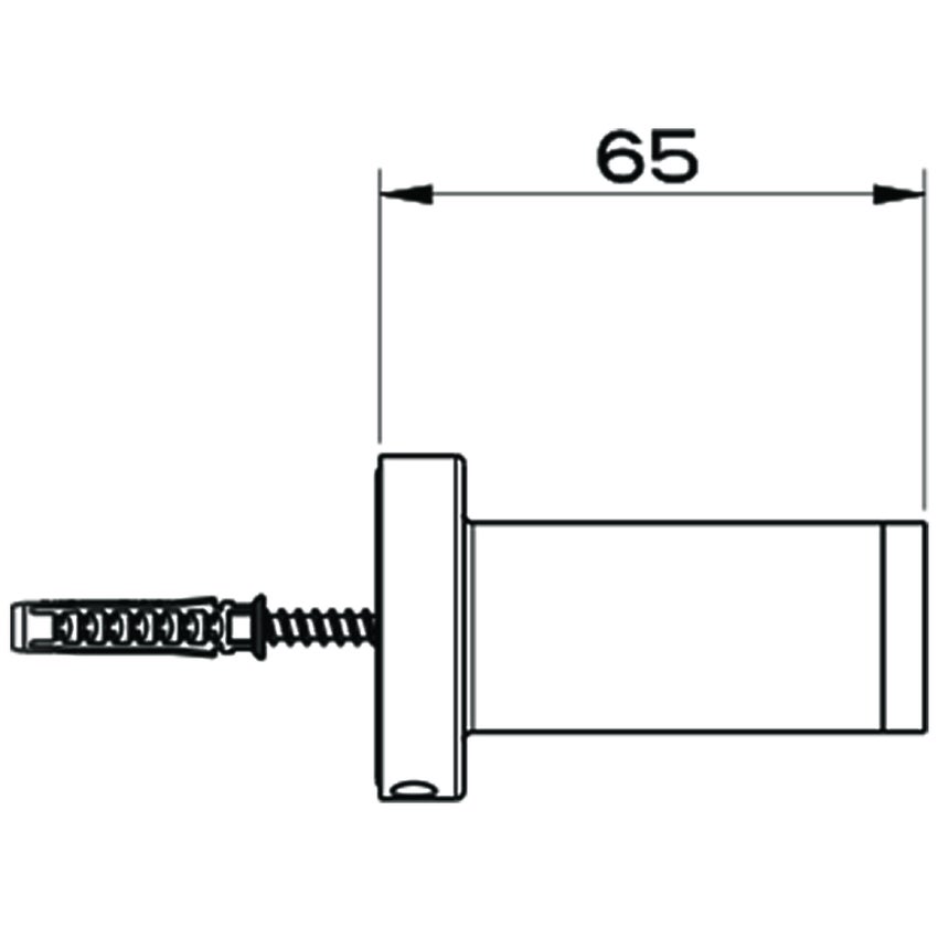 Immagine di Gessi EMPORIO ACCESSORI porta salvietta L.60 cm, finitura cromo 38903#031