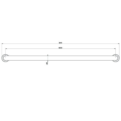 Immagine di Gessi EMPORIO ACCESSORI porta salvietta L.60 cm, finitura cromo 38903#031