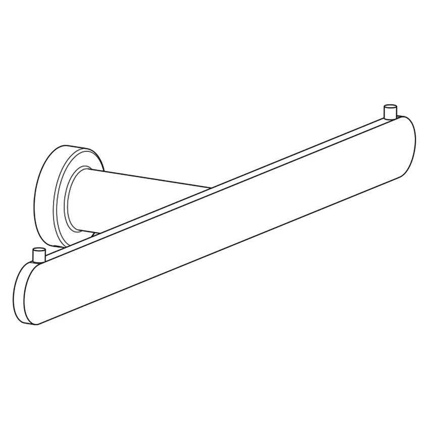 Immagine di Gessi EMPORIO ACCESSORI porta rotolo a parete doppio, finitura cromo 38915#031