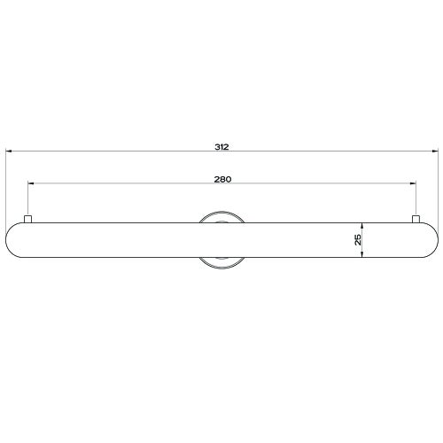 Immagine di Gessi EMPORIO ACCESSORI porta rotolo a parete doppio, finitura cromo 38915#031