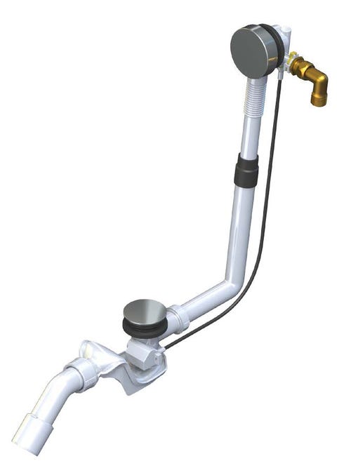 Immagine di Kaldewei COMFORT LEVEL PLUS colonna di scarico standard con erogazione, finitura cromo 687772370999