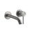 Immagine di Gessi 316 INTRECCIO miscelatore lavabo a parete P.21 cm, senza scarico, finitura warm bronze brushed PVD 54186#726