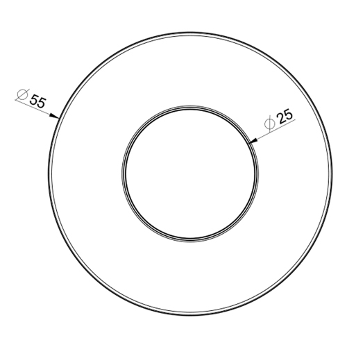 Immagine di Gessi EMPORIO SHOWER supporto fisso per doccetta, finitura cromo 38657#031