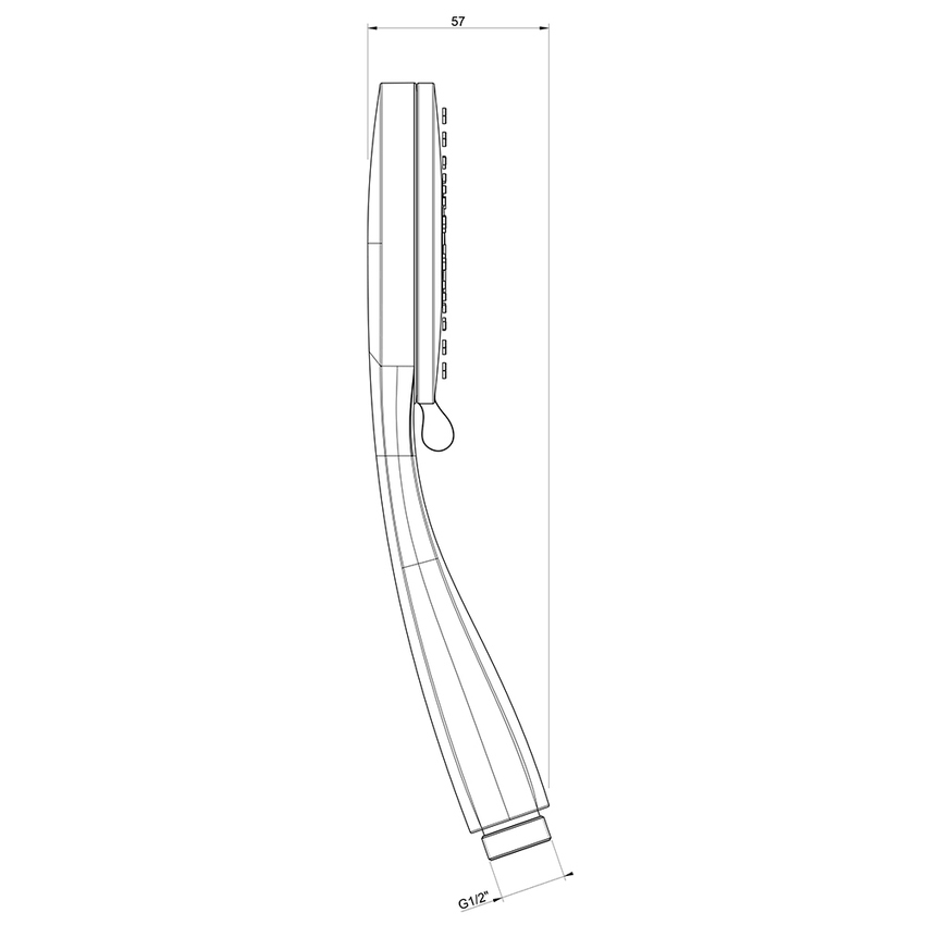 Immagine di Gessi EMPORIO SHOWER doccetta anticalcare tre getti, finitura cromo 47255#031