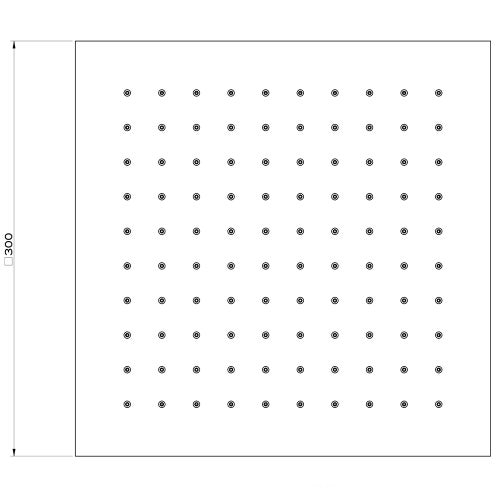 Immagine di Gessi EMPORIO SHOWER soffione anticalcare per doccia, a soffitto, orientabile, finitura mirror steel 47262#238