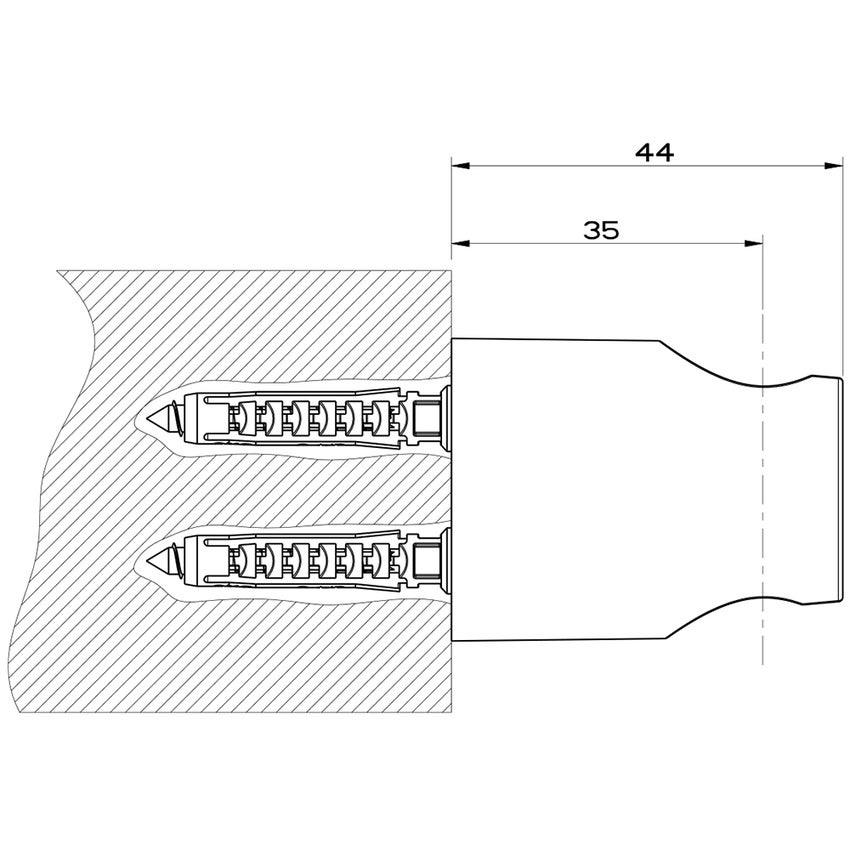 Immagine di Gessi EMPORIO SHOWER supporto fisso per doccetta, finitura cromo 47271#031
