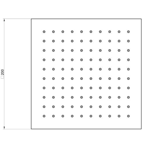 Immagine di Gessi EMPORIO SHOWER soffione anticalcare per doccia, a soffitto, orientabile, finitura cromo 47290#031