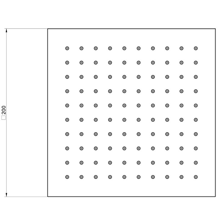 Immagine di Gessi EMPORIO SHOWER soffione anticalcare per doccia, a soffitto, orientabile, finitura cromo 47290#031
