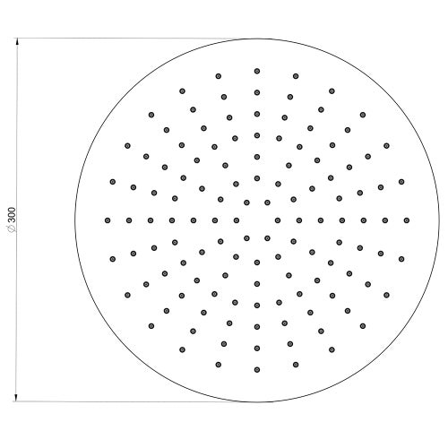 Immagine di Gessi EMPORIO SHOWER soffione anticalcare per doccia, a soffitto, orientabile, finitura cromo 47370#031
