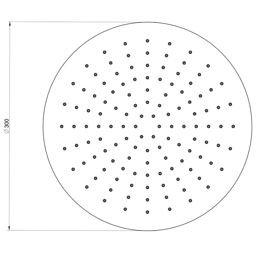 Immagine di Gessi EMPORIO SHOWER soffione anticalcare per doccia, a soffitto, orientabile, finitura cromo 47370#031