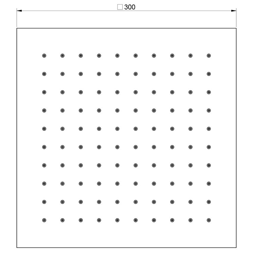 Immagine di Gessi EMPORIO SHOWER soffione anticalcare a soffitto, orientabile, finitura mirror steel 93351#238