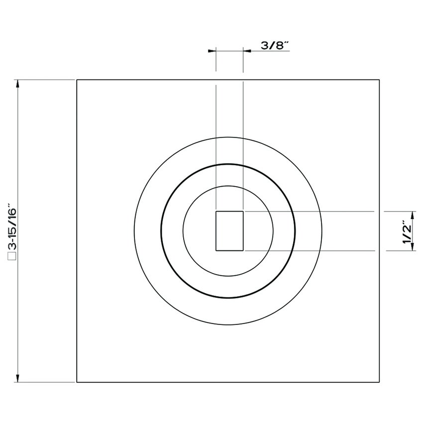 Immagine di Gessi RETTANGOLO CASCATA miscelatore joystick a parete 1 uscita, finitura cromo 20709#031