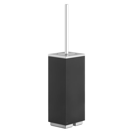 Immagine di Gessi ACCESSORIES porta scopino d'appoggio nero, finitura cromo 20844#031