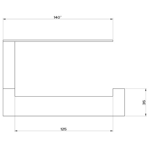 Immagine di Gessi RETTANGOLO ACCESSORI porta rotolo a muro con coperchio, finitura cromo 20849#031