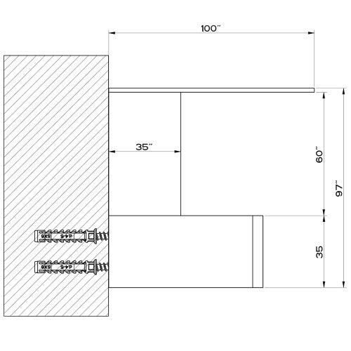 Immagine di Gessi RETTANGOLO ACCESSORI porta rotolo a muro con coperchio, finitura cromo 20849#031