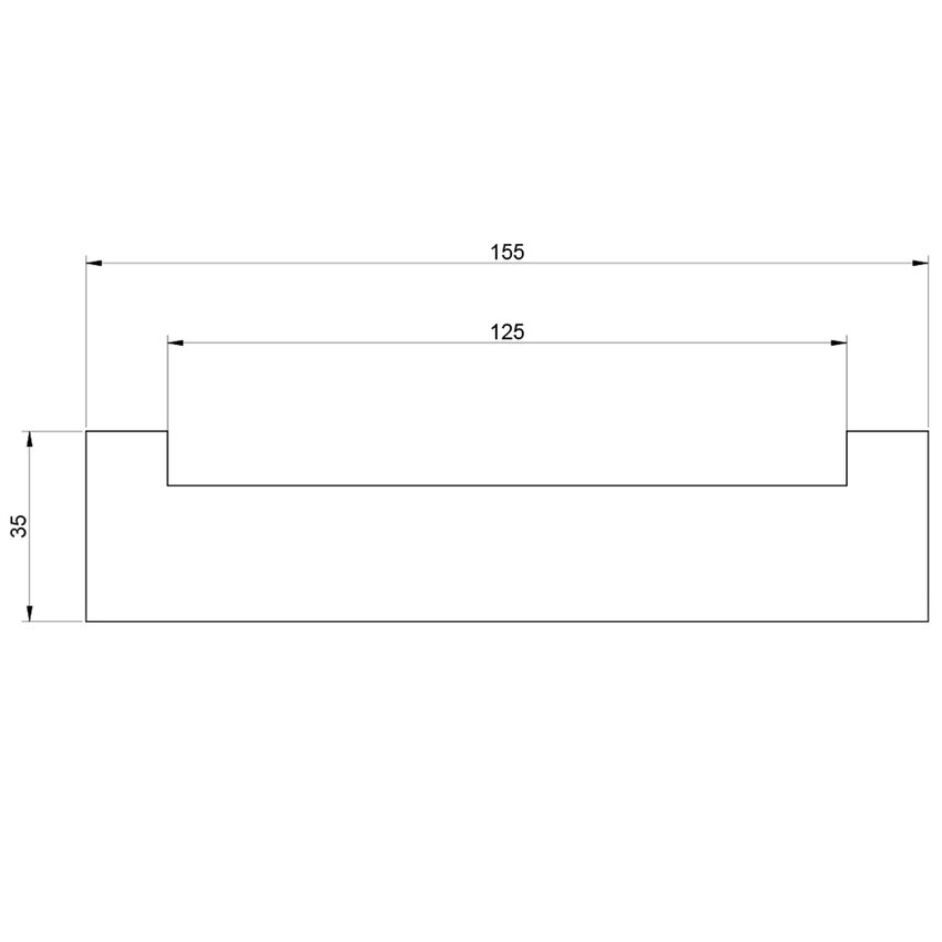 Immagine di Gessi RETTANGOLO ACCESSORI porta rotolo a muro orizzontale o verticale, finitura copper PVD 20855#030