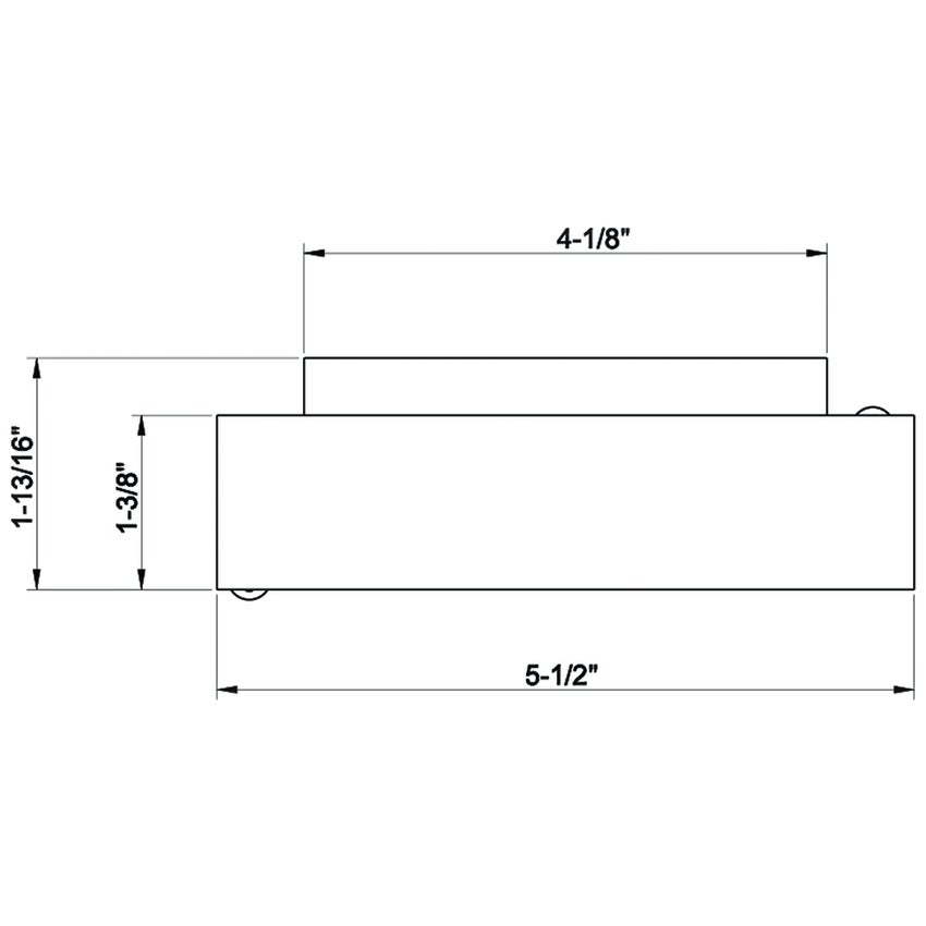 Immagine di Gessi RETTANGOLO ACCESSORI porta sapone a parete bianco, finitura cromo 20801#031