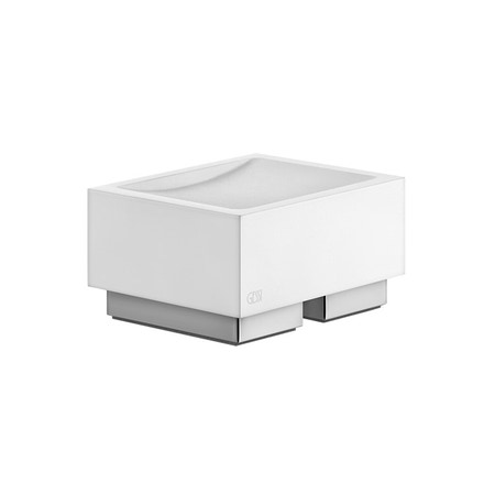 Immagine di Gessi ACCESSORIES porta sapone d'appoggio bianco, finitura cromo 20825#031