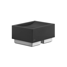 Immagine di Gessi ACCESSORIES porta sapone d'appoggio nero, finitura cromo 20826#031