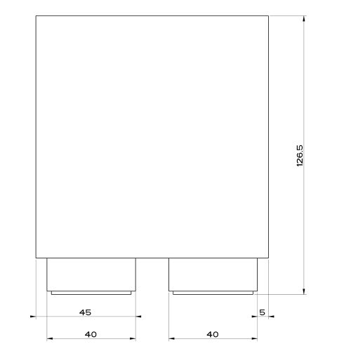 Immagine di Gessi RETTANGOLO ACCESSORI bicchiere d'appoggio bianco, finitura cromo 20831#031