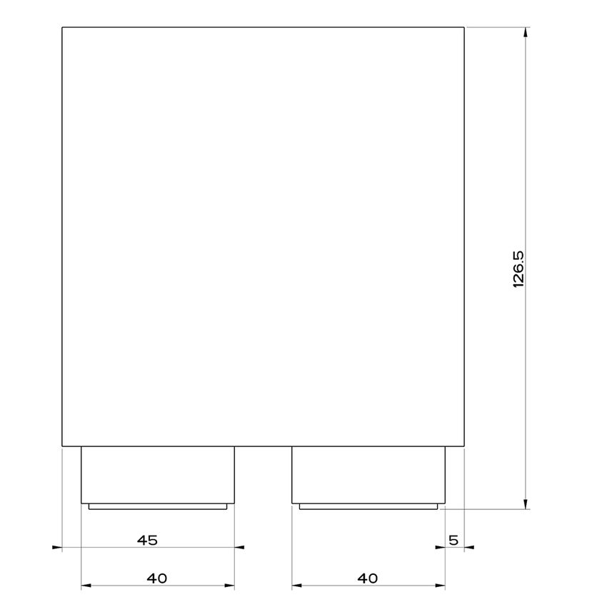 Immagine di Gessi RETTANGOLO ACCESSORI bicchiere d'appoggio bianco, finitura cromo 20831#031