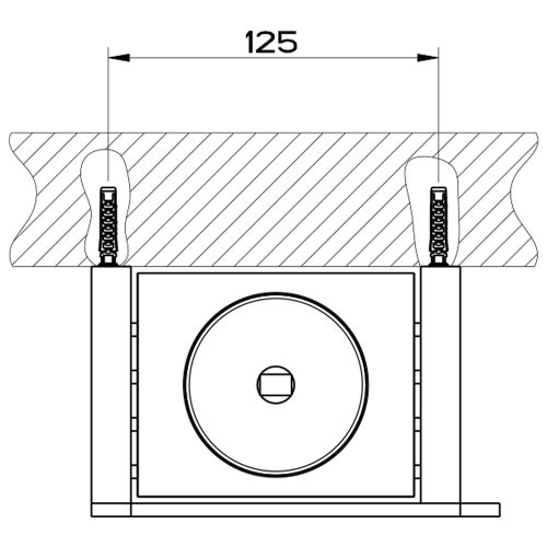 Immagine di Gessi RETTANGOLO ACCESSORI colonna a parete con portarotolo e porta scopino bianco, finitura cromo 20867#031