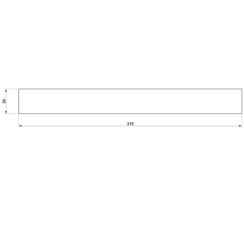 Immagine di Gessi RETTANGOLO ACCESSORI porta salviette a parete 30 cm, finitura cromo 20897#031