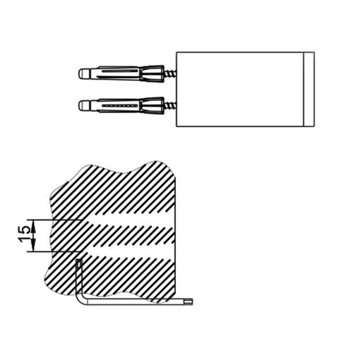 Immagine di Gessi ACCESSORIES porta salviette a parete 60 cm, finitura cromo 20903#031