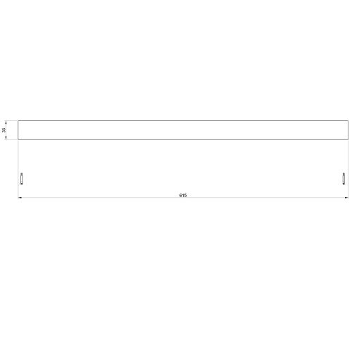 Immagine di Gessi ACCESSORIES porta salviette a parete 60 cm, finitura cromo 20903#031