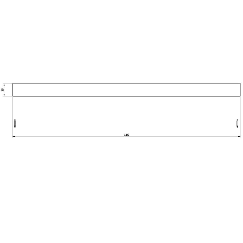 Immagine di Gessi ACCESSORIES porta salviette a parete 60 cm, finitura cromo 20903#031