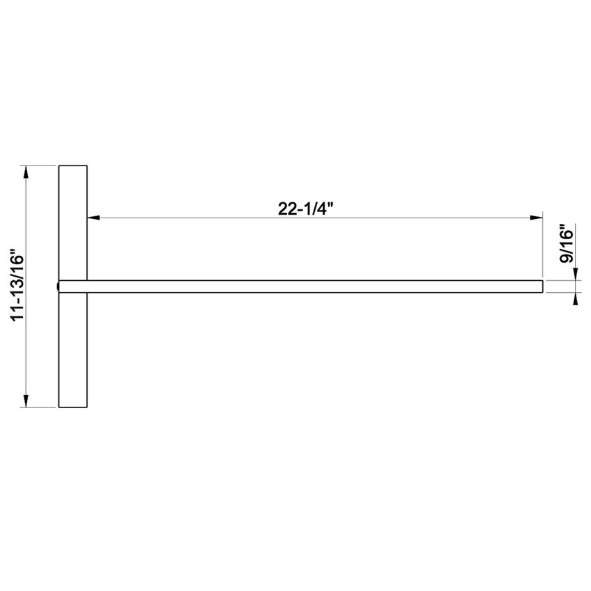 Immagine di Gessi RETTANGOLO ACCESSORI piantana da terra porta salvietta, finitura cromo 20941#031