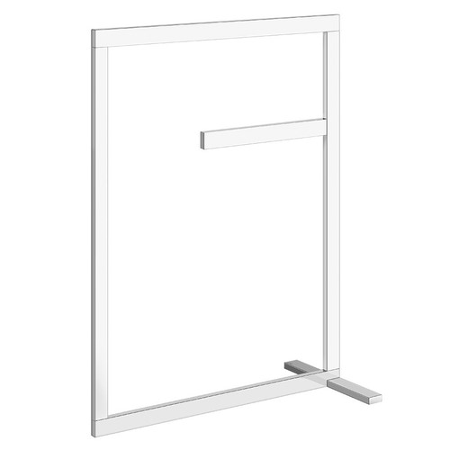 Immagine di Gessi RETTANGOLO ACCESSORI piantana da terra porta salvietta, finitura cromo 20941#031