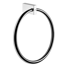 Immagine di Gessi RETTANGOLO ACCESSORI porta salviette a parete ad anello, finitura cromo 20909#031