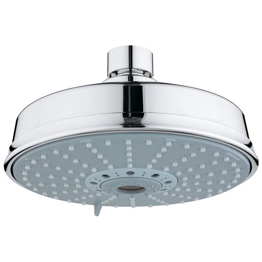Immagine di Grohe Rainshower® Rustic 160 Soffione doccia a 4 getti finitura cromo 27128000