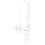 Immagine di Gessi RETTANGOLO SHOWER set doccia con presa acqua, doccetta anticalcare e flessibile 150 cm, finitura cromo 20123#031