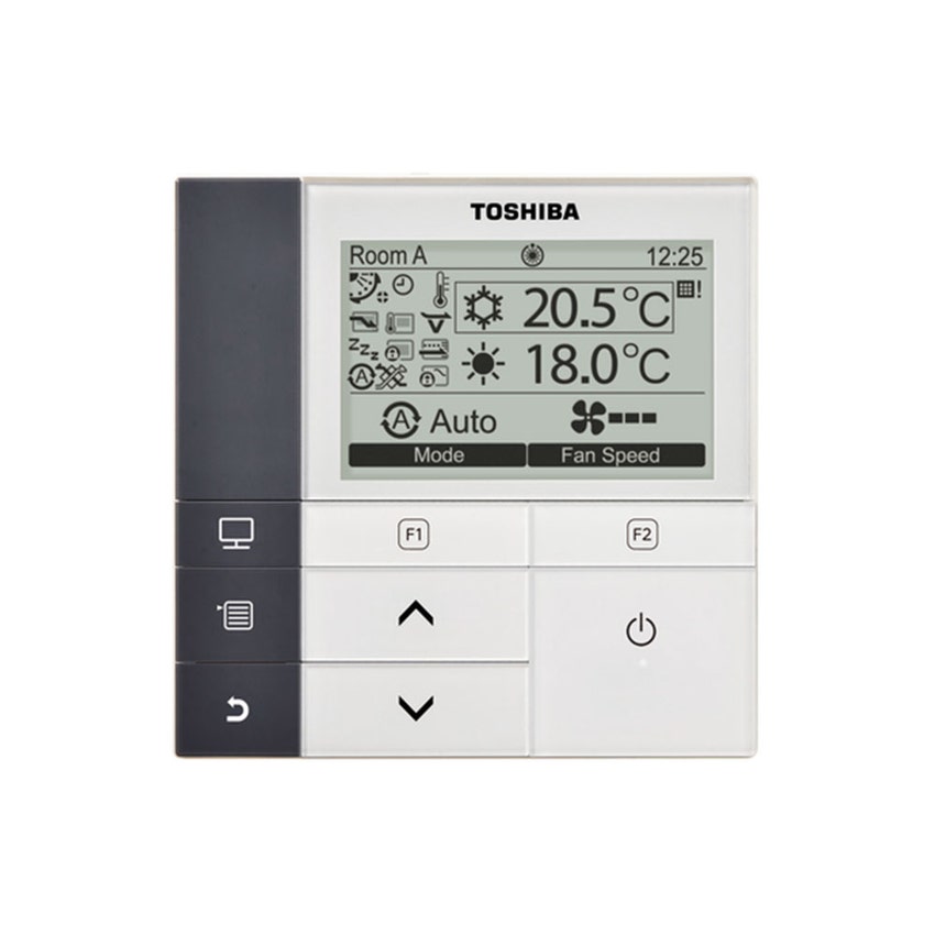 Immagine di Toshiba Comando a filo completo con doppio set-point, timer settimanale, display retroilluminato e menu navigabile RBC-AMS55E-EN