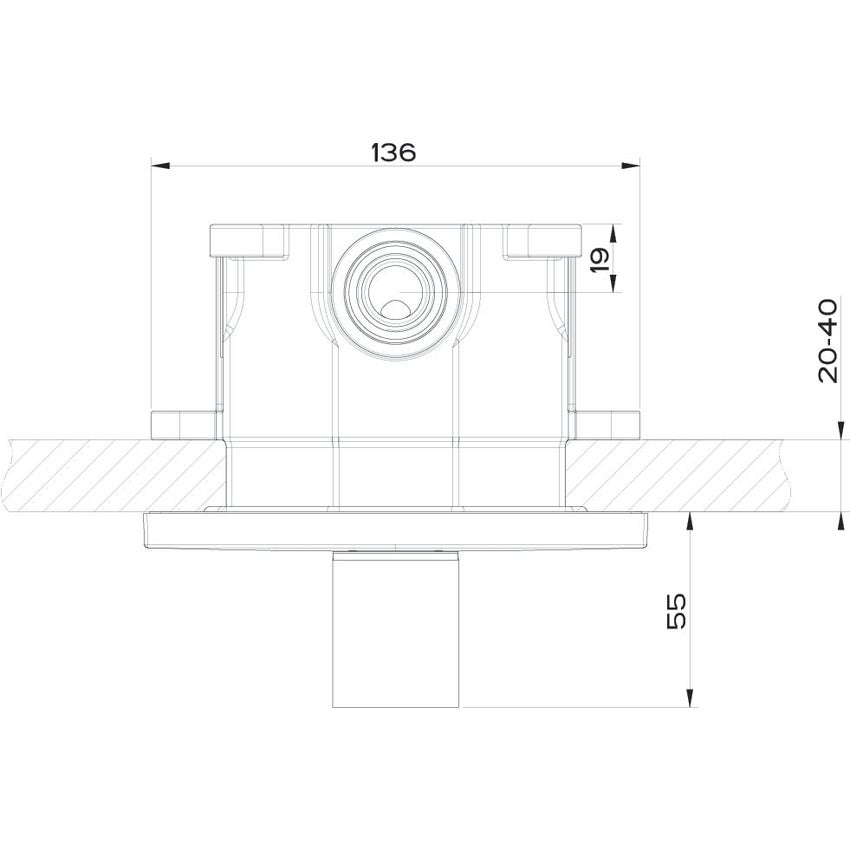Immagine di Gessi SHOWER miscelatore termostatico doccia a parete, 3 uscite, senza corpo incasso, finitura copper brushed PVD 20190#708