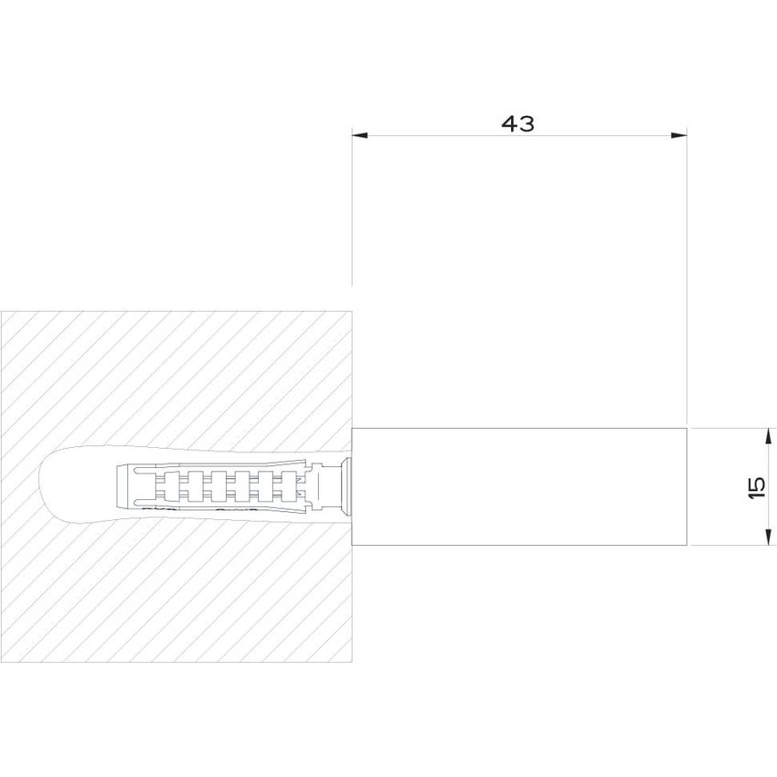 Immagine di Gessi SHOWER supporto duplex orientabile per doccetta, finitura finox 20160#149