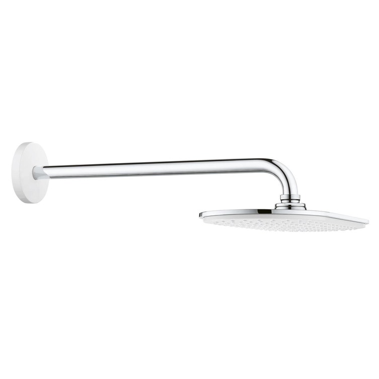 Soffione Doccia A Parete Grohe.Grohe 26170ls0 Rainshower Veris 300 X 150 Set Soffione Doccia A Parete Sporgenza 422 Mm Finitura Bianco Luna Prezzi E Offerte Su Tavolla Com