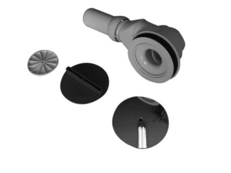 Immagine di Duravit Scarico del piatto doccia, orizzontale, finitura cromo 790263000001000