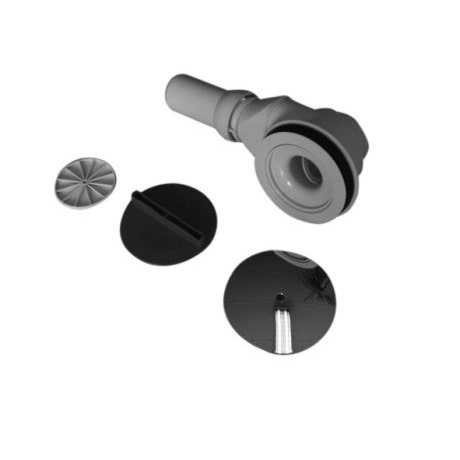 Immagine di Duravit Scarico del piatto doccia, orizzontale, finitura cromo 790263000001000