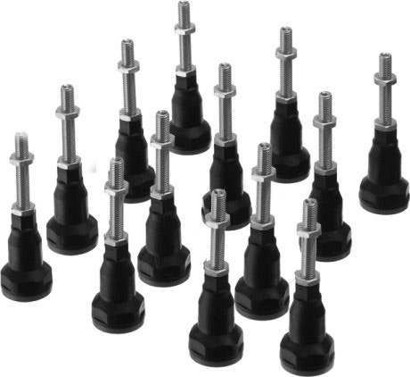 Immagine di Duravit Piedi del piatto doccia, per telaio per massetto rialzato, regolabili in altezza 10-15 cm 790173000000000