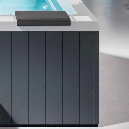 Immagine di Treesse Pannellatura in finitura legno dark per installazione minipiscina centrostanza Ghost Wave, Ghost Muse, Ghost Maya e Ghost Plus Maya D22GPM