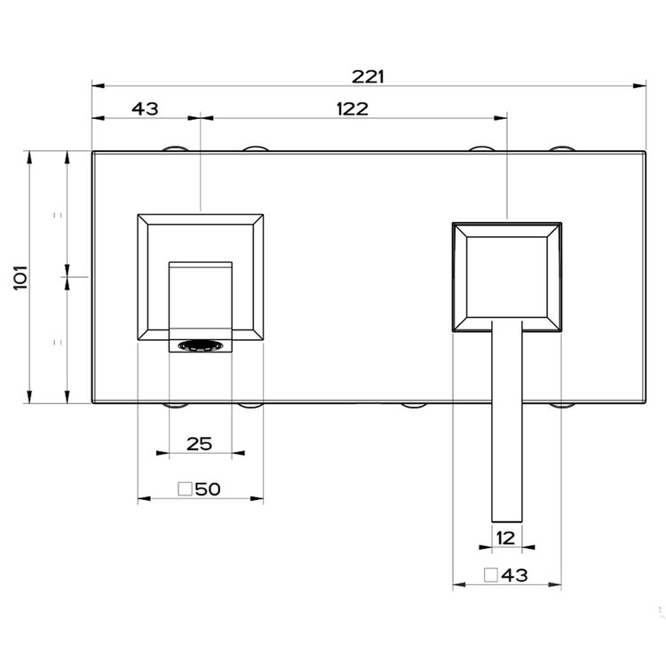 Gessi 31255#149 MIMI soffione doccia con braccio da soffitto altezza 270 mm  snodato con attacco da 1/2 e anticalcare finitura finox