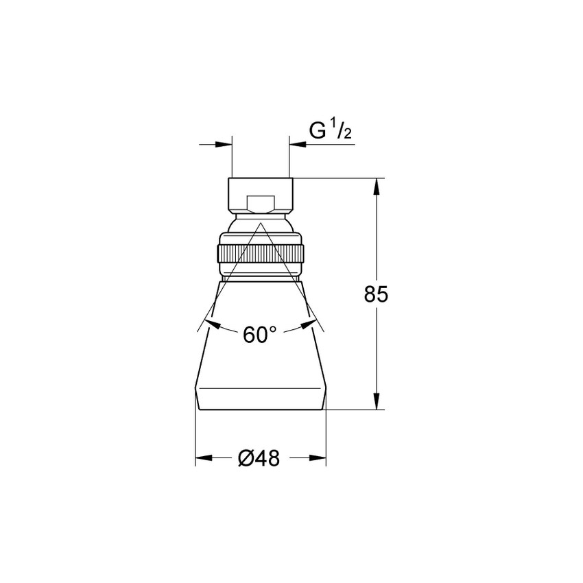 Immagine di Grohe Relexa Plus 50 Soffione doccia finitura cromo 28094000