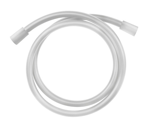 Immagine di Gessi SHOWER flessibile Cromalux L.150 cm, con attacco da 1/2" conico, finitura bianco opaco 01637#279