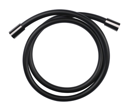 Immagine di Gessi SHOWER flessibile Cromalux L.150 cm, con attacco da 1/2" conico, finitura black metal PVD 01637#706